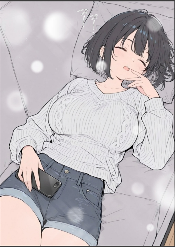 物価高で同棲した巨乳黒髪ボブ義妹と密着甘々中●しSEXした話 モザイク版_12枚目の画像